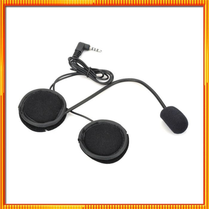 Motorcycle Helmet Bluetooth Interphone Headset 1200 Meter - V6-1200