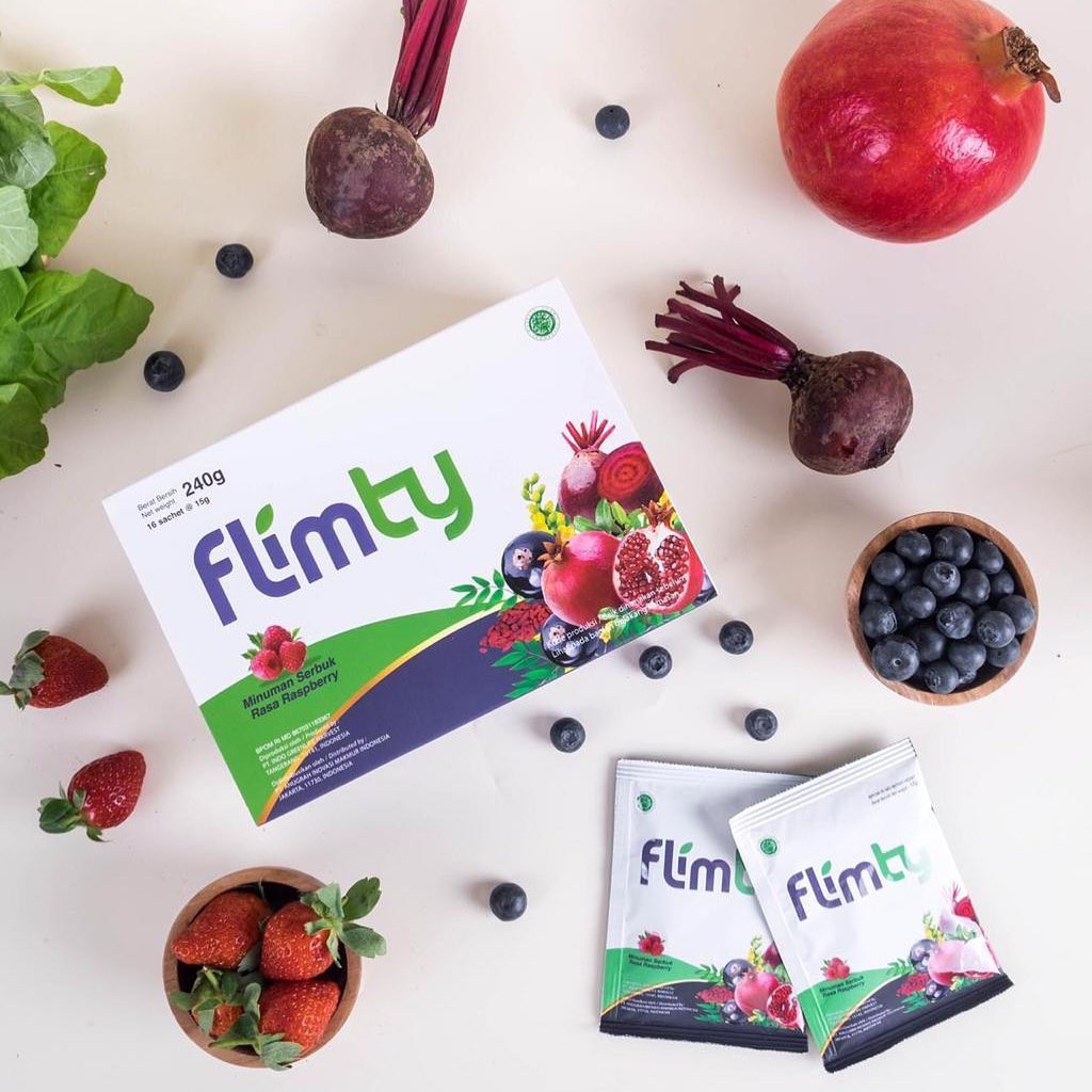 Flimty Original Fiber Sachet Detox Body Healthy Drink