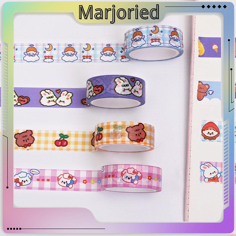 1 Pc Hewan Lucu Washi Tape Decor Masking Tape Jurnal Scrapbook Dekorasi DIY-MJD