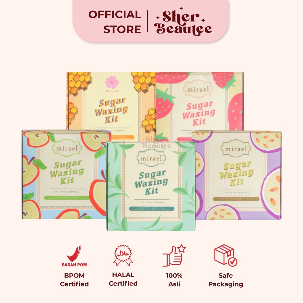 Jual Mirael Sugar Waxing Kit All Varian 210ml Shopee Indonesia