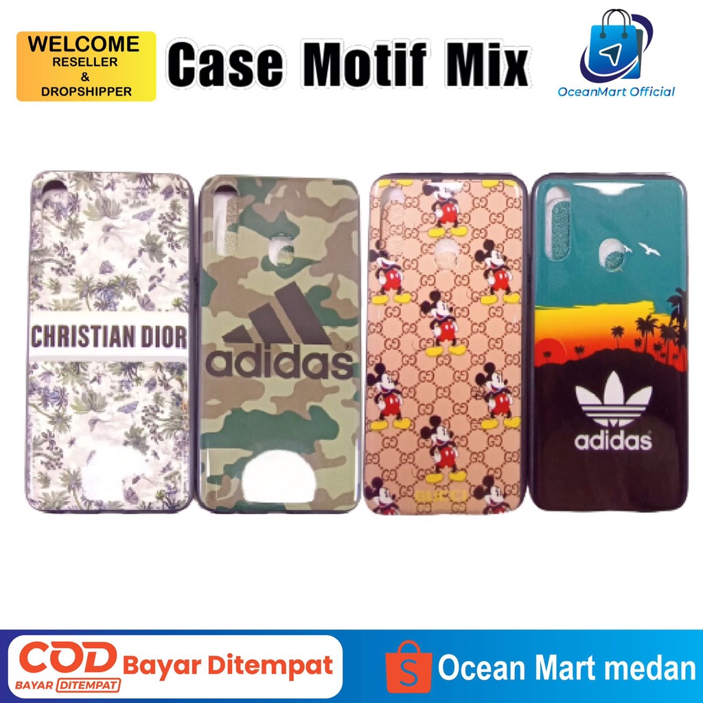 Case HP Motif Mix Samsung A20s Softcase Handphone Full Aneka Gambar Aksesoris Handphone HP OCEANMART OCEAN MART Murah Grosir