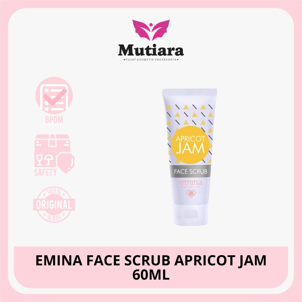 Jual EMINA FACE SCRUB APRICOT JAM 60ML Shopee Indonesia