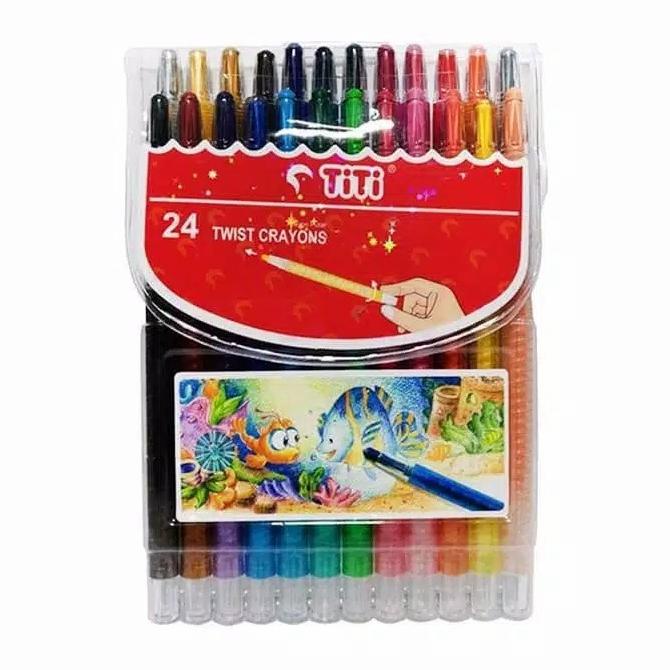 

Crayon Titi Putar 24 Warna