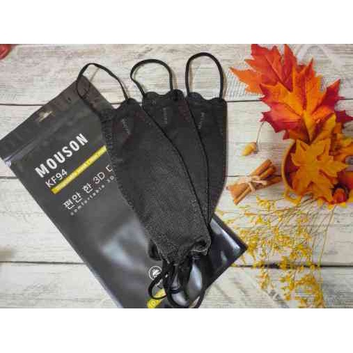 MASKER KF94 MOUSON EMBOSS EARLOOP KOREA 4PLY MASKER MOUSON 4D IMPORT PER SACHET