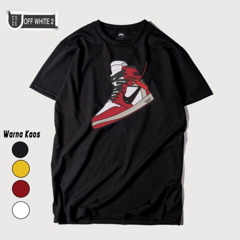 Kaos Pria Air Jordan Off White 2