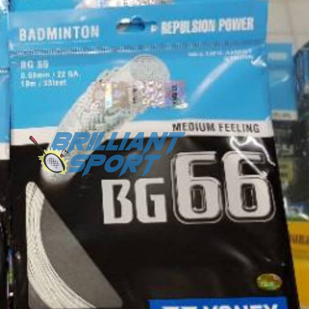 SENAR RAKET BADMINTON YONEX BG66 BG 66 ORIGINAL 100%