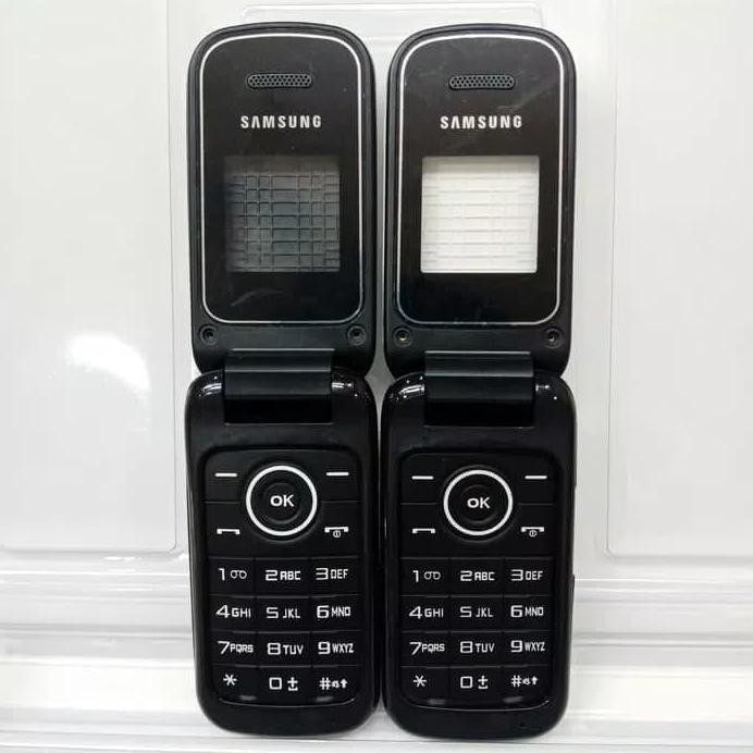 Cassing Casing Fullset Samsung Lipat 1 Sim E1195 E 1195 Gt-E1195 F2B4
