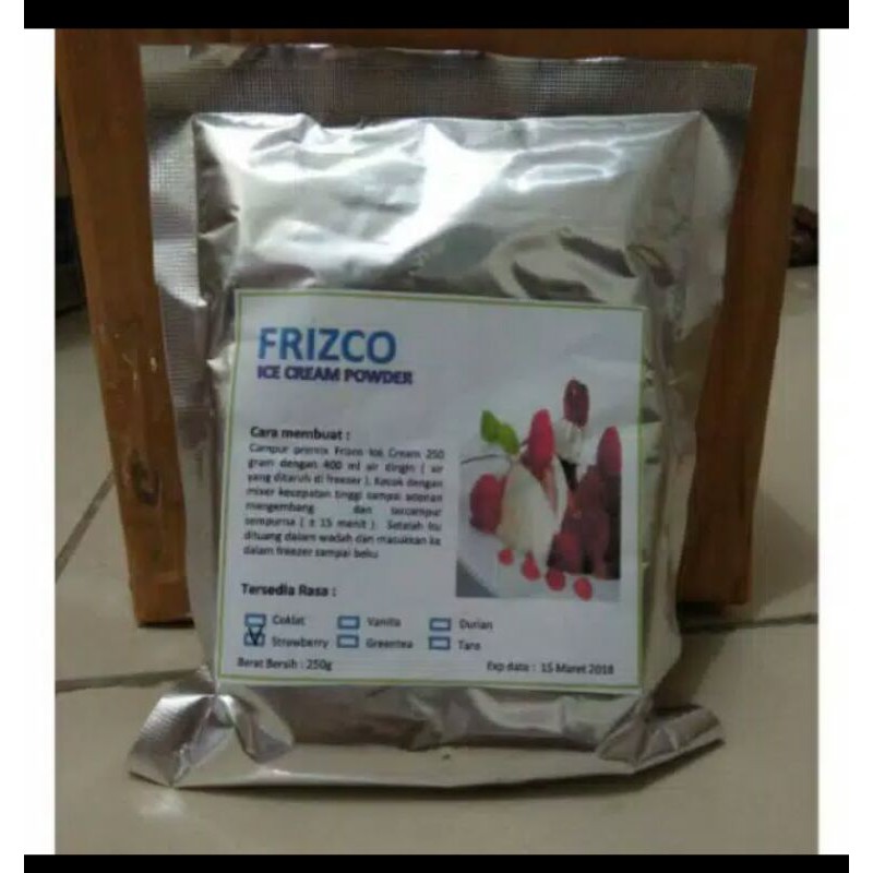 

1 pak bahan ice cream