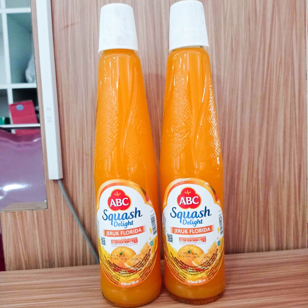 

ABC Syrup Squash Delight Orange 460ml// MURAH !!