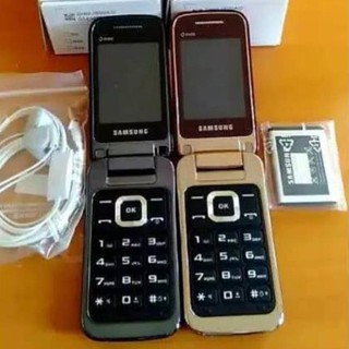  HANDPHONE  SAMSUNG  LIPAT  GT C3592 HITAM HP  SAMSUNG  JADUL 