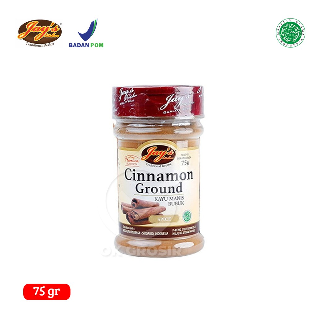 

Jay's Cinnamon Ground / Kayu Manis Bubuk (75 gr)