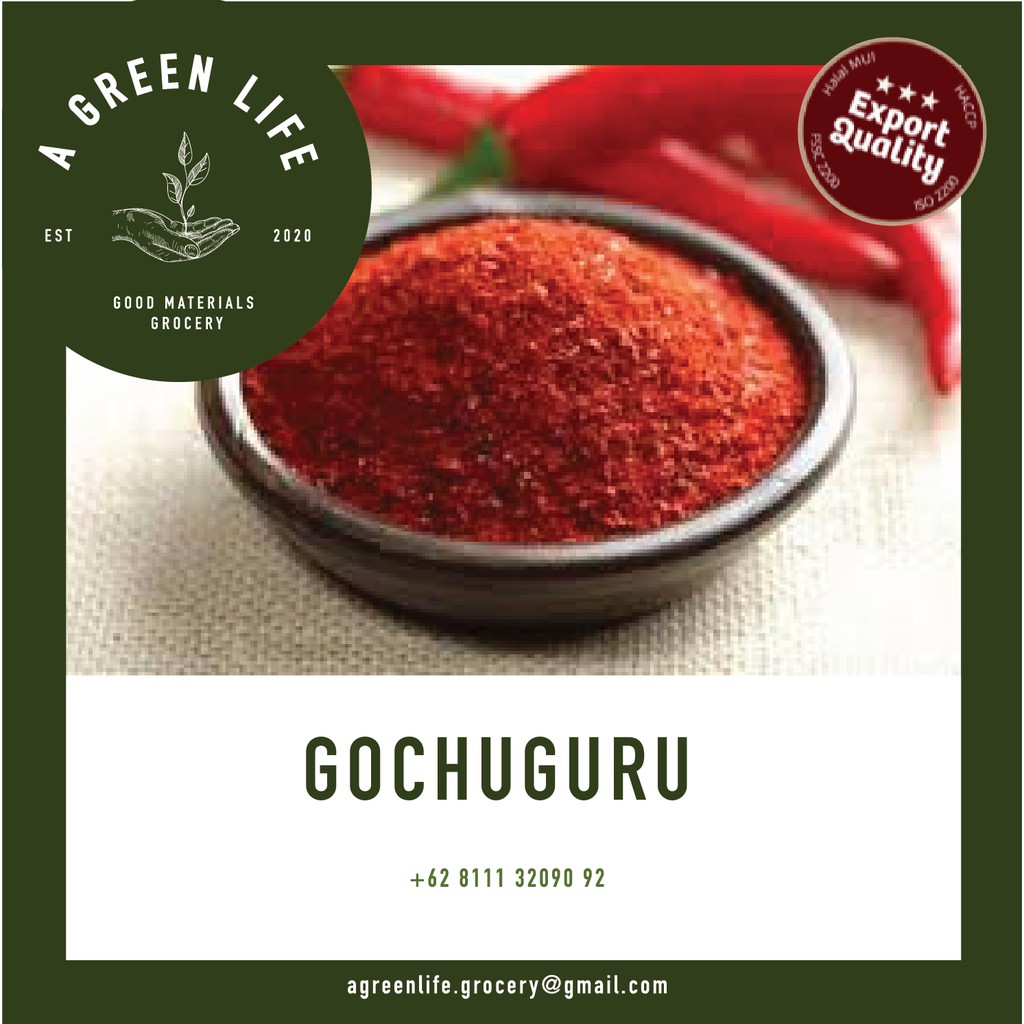 

Gochugaru Powder (Cabe Bubuk Halus Korea) 250gr Export Quality