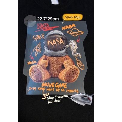 

[PRODUK MTJGR] Stikerstudio - NASA Stiker Baju Setrika / Stiker Baju Katun / Kaos Jaket Pakaian TR9