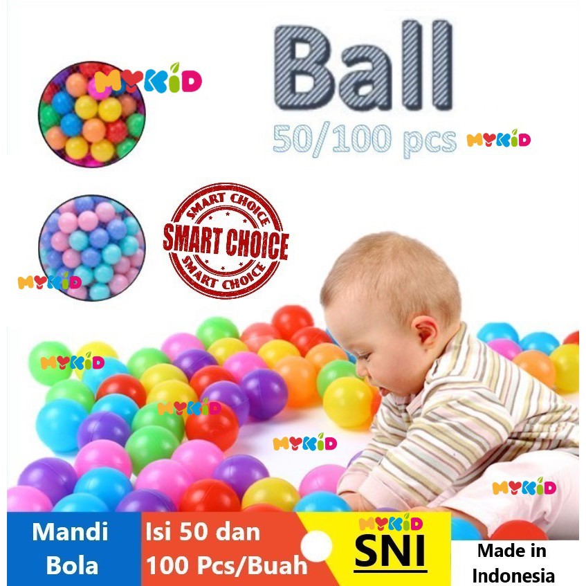  Bola  Mandi Anak Anak2  Bahan Plastik Tebal Harga Promo SNI 