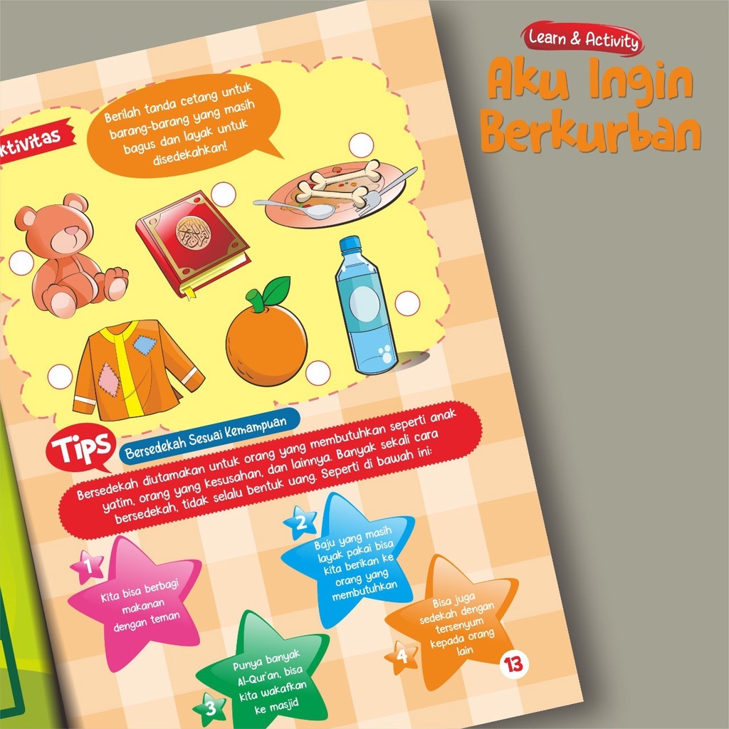 Buku Pengetahuan &amp; Aktivitas Anak : Aku Ingin Berkurban