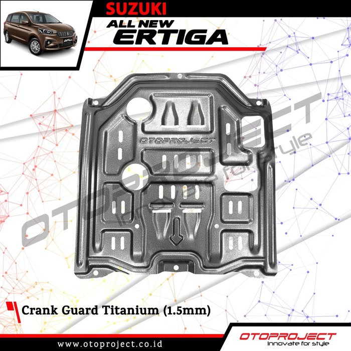 CRANK GUARD ERTIGA COVER PELINDUNG KOLONG BAWAH MESIN SUZUKI ERTIGA