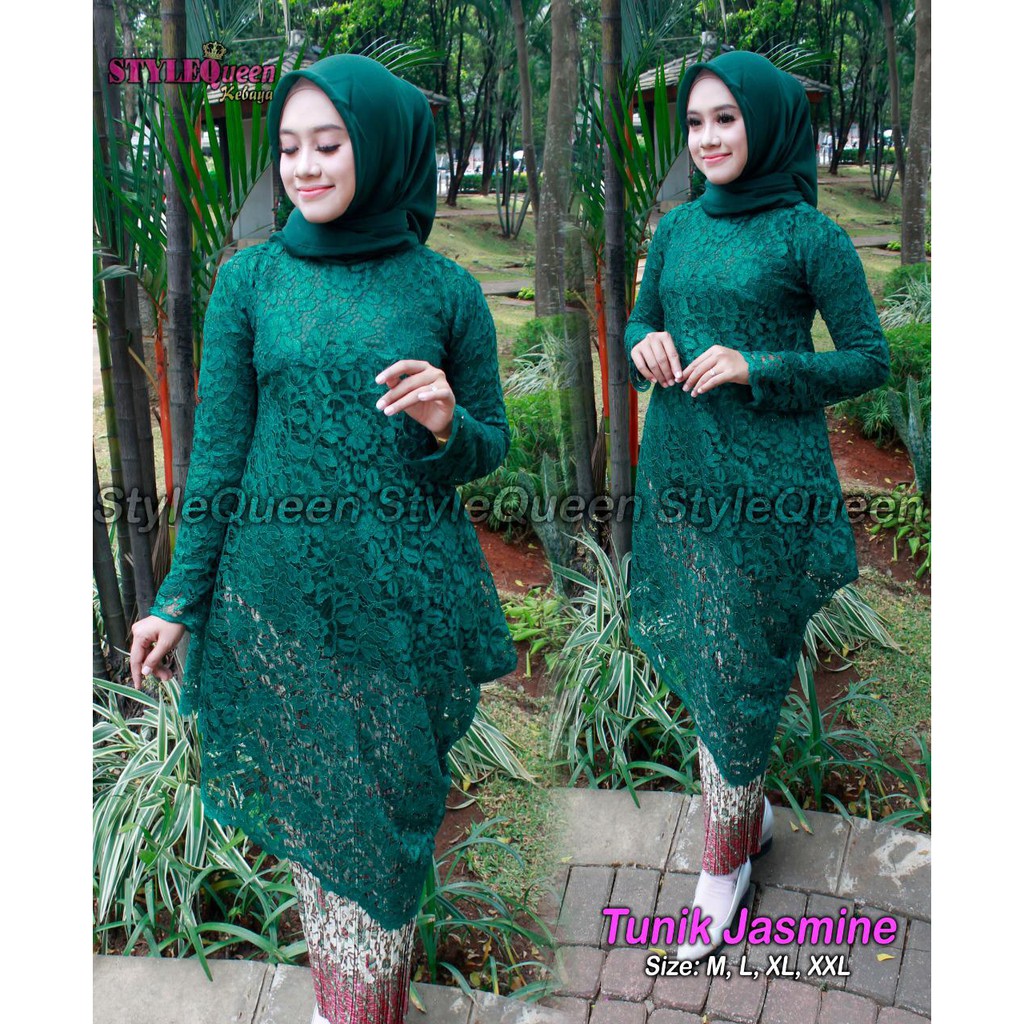 LIZ&gt; Pakaian wanita / SET kebaya jasmine / BAJU kebaya modern / pakaian pesta / baju wanita kekinian