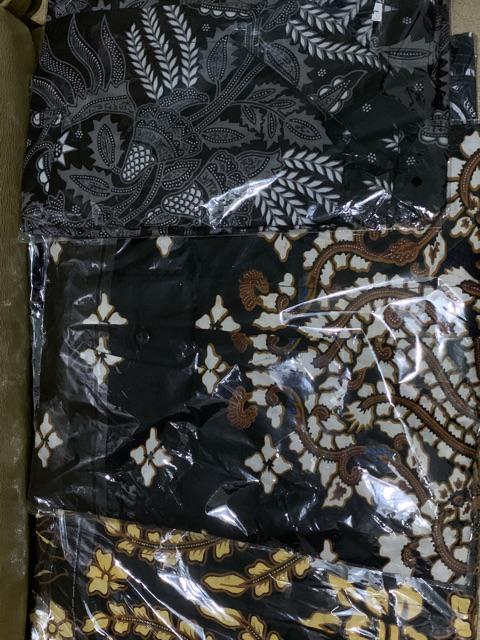 Bswart Batik Hrb026 Kenongo Hem Pendek Padi Pekalongan M L Xl Batik Pria Murah Modern Grosir