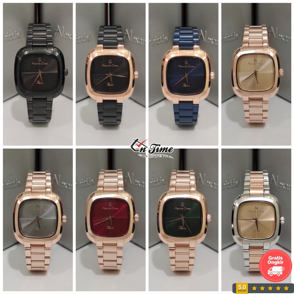 Jam Tangan Wanita Alexandre Christie AC 2982 LH Ori
