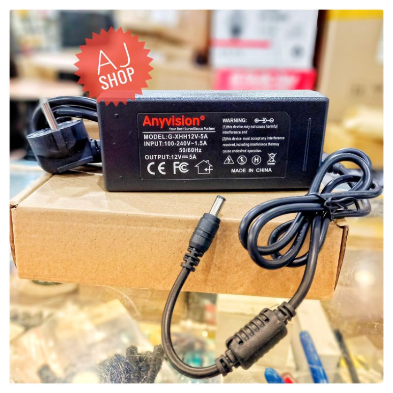 Adaptor 5A 12V Adaptor Dvr Adaptor Cctv Adaptor 12v 5a