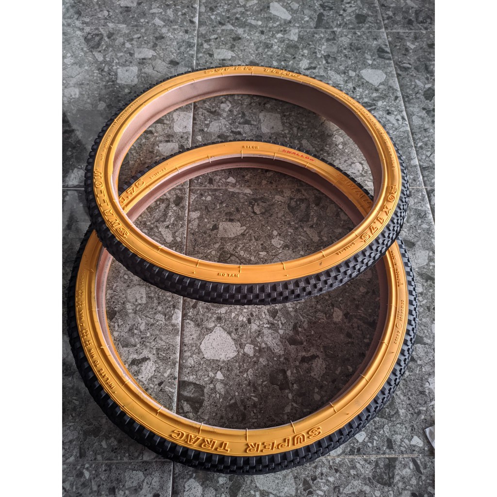 ban 20 x 1.75 ban luar sepeda super track swallow . BMX 1.75 besar trill