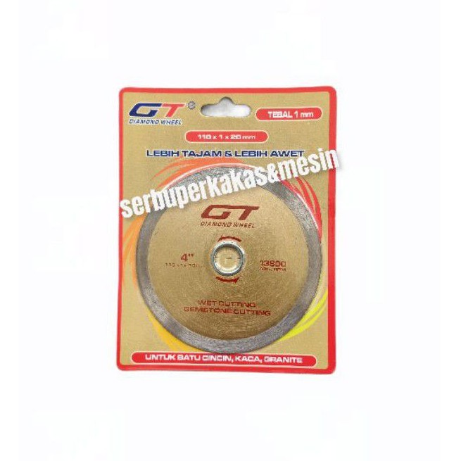 Diamond Wheel 4 Inch Wet Basah / Mata Potong Keramik Granite