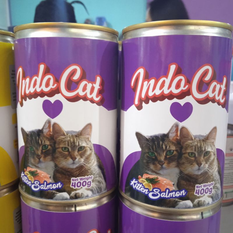 Makanan Kucing Indo Cat Adult &amp; kitten 400gr (isi 24 pcs) All varian - Cat food Wet food