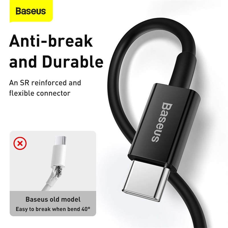 BASEUS Kabel USB Type C ke IPHONE / USB C ke LIGHTNING 480Mbps PD20/18W 100cm / 200cm CATLGD