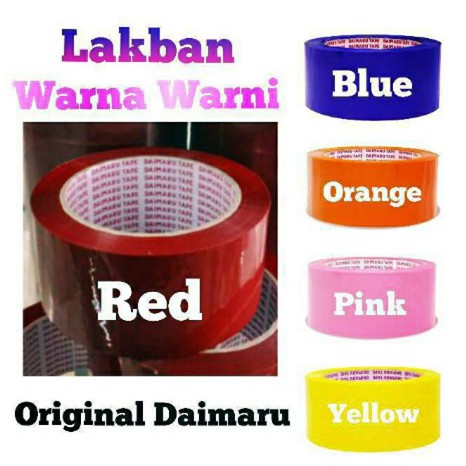 

Lakban OPP daimaru warna warni 48mm x 90yard