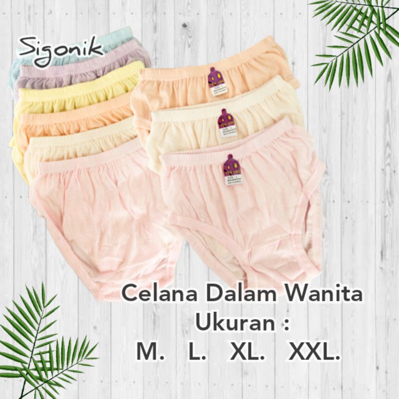 CD Celana Dalam Wanita Perempuan Dewasa Cewek TL Polos M L XL XXL big size jumbo murah