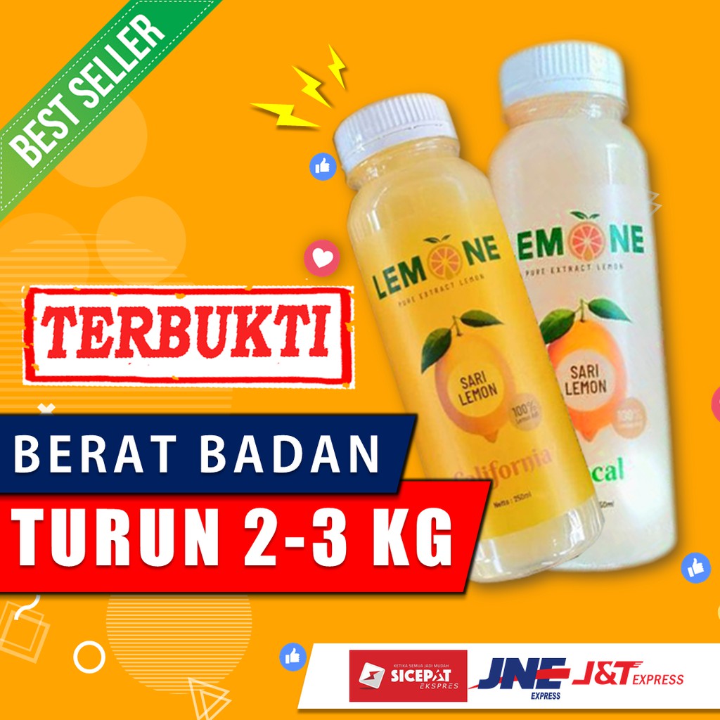 

MINUMAN PELANGSING SARI LEMON PENURUN BERAT BADAN MINUMAN DIET AIR LEMON SLIM ORIGINAL BPOM 13