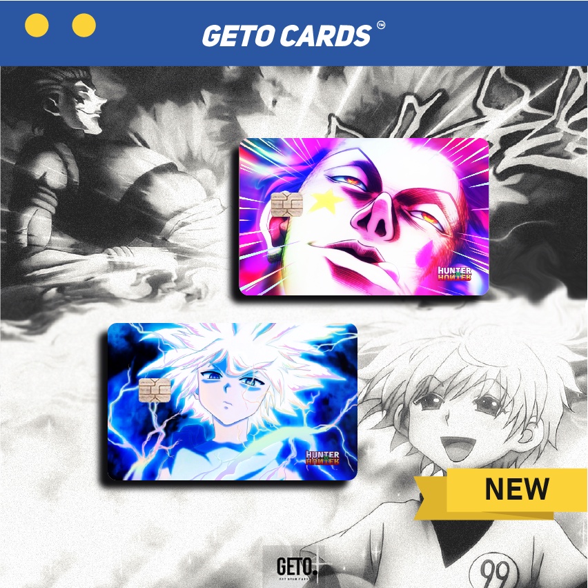 

Stiker Sticker Skin Kartu Atm Anime Hunter X Hunter Characters Special Hologram | GETOCARD GETO CARDS