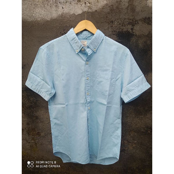 kemeja pria lengan pendek second branded original polham.