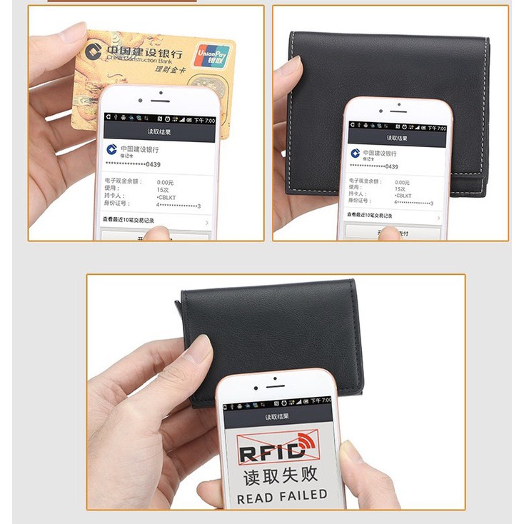 Dompet Kartu Kulit RFID Protection Card Holder Baellerry Wallet K9123