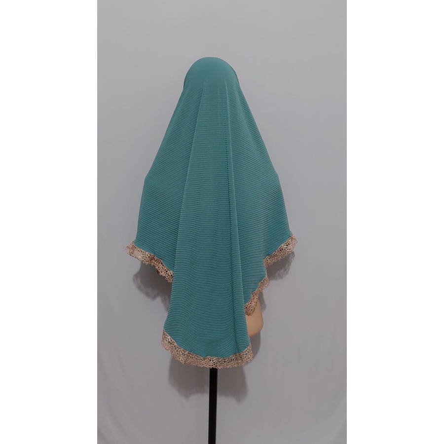 Jilbab Prisket Renda Prada  Keliling Jersy Terbaru 2022-WARDAH