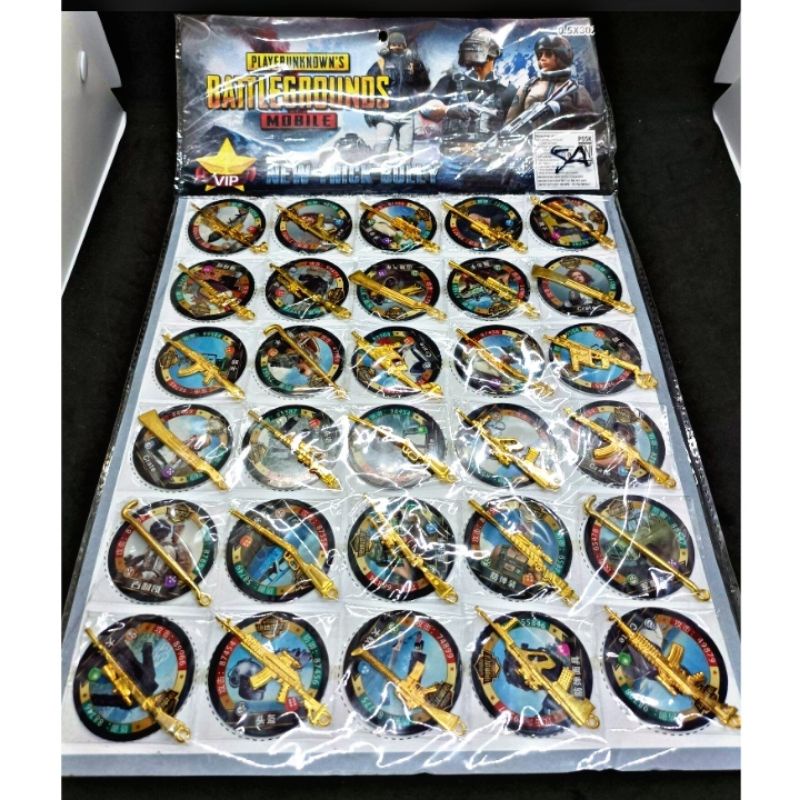 MAINAN ANAK TAJOS KARAKTER TENTARA/TAZOS MAINAN isi 30pcs/Lembar