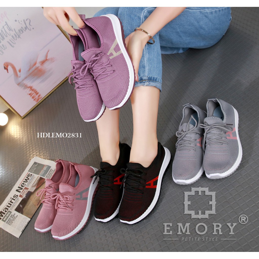 Sepatu wanita emory Flexknit Sneakers Hdlemo2831 original brand import batam