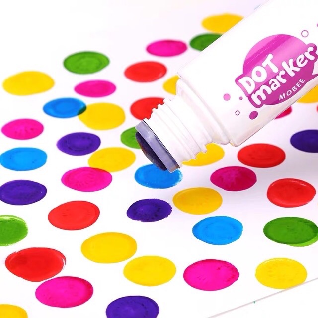 Mobee dot painting book - activity toys - hadiah anak cewek cowok