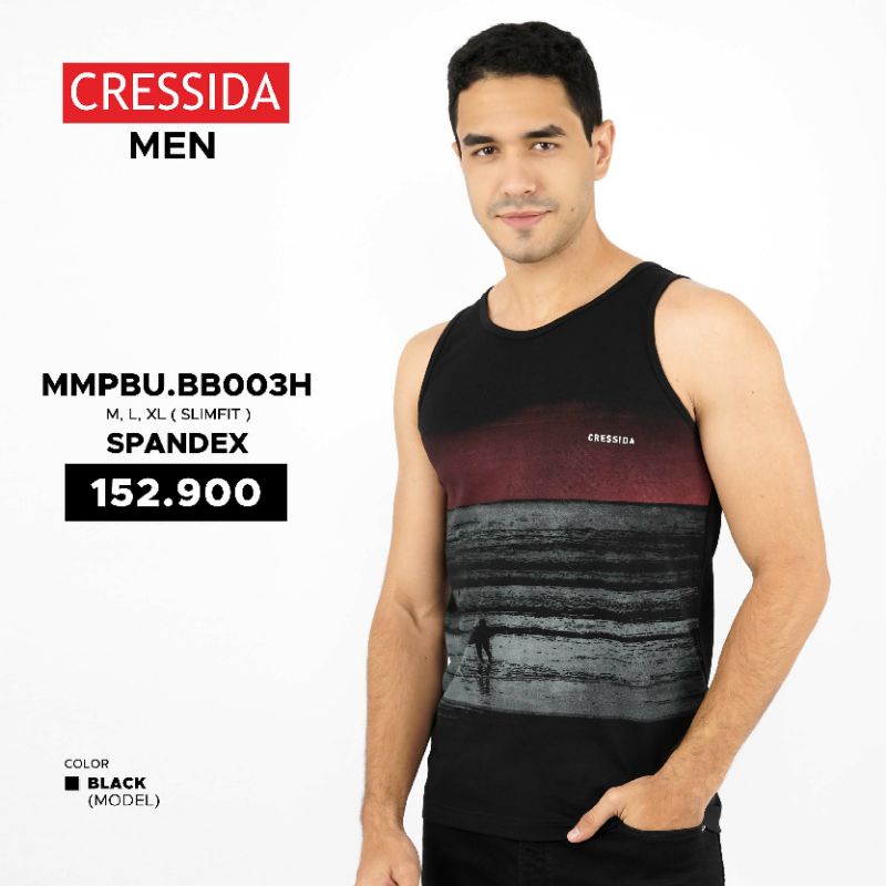 Cressida original Kaos singlet pria Singlet pria Cresida Kaos dalam pria Cressida MMPBU.BB003H MEN