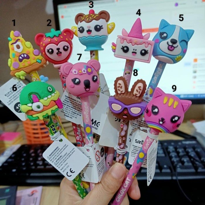 

Spesial Pensil Smiggle Karakter Murah