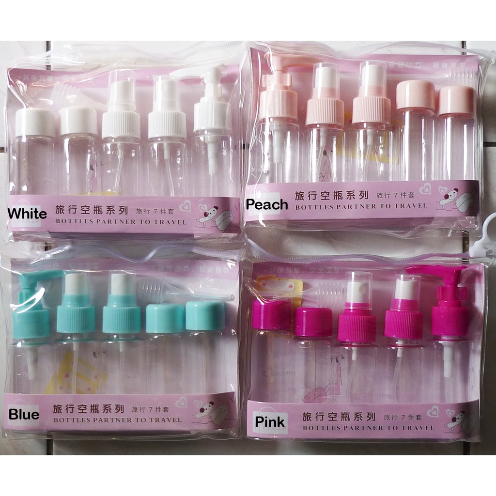 HX042 Paket botol kosmetik mini travel pump spray 40 ml 1 HX042 Paket botol kosmetik mini travel pump spray 40 ml 1