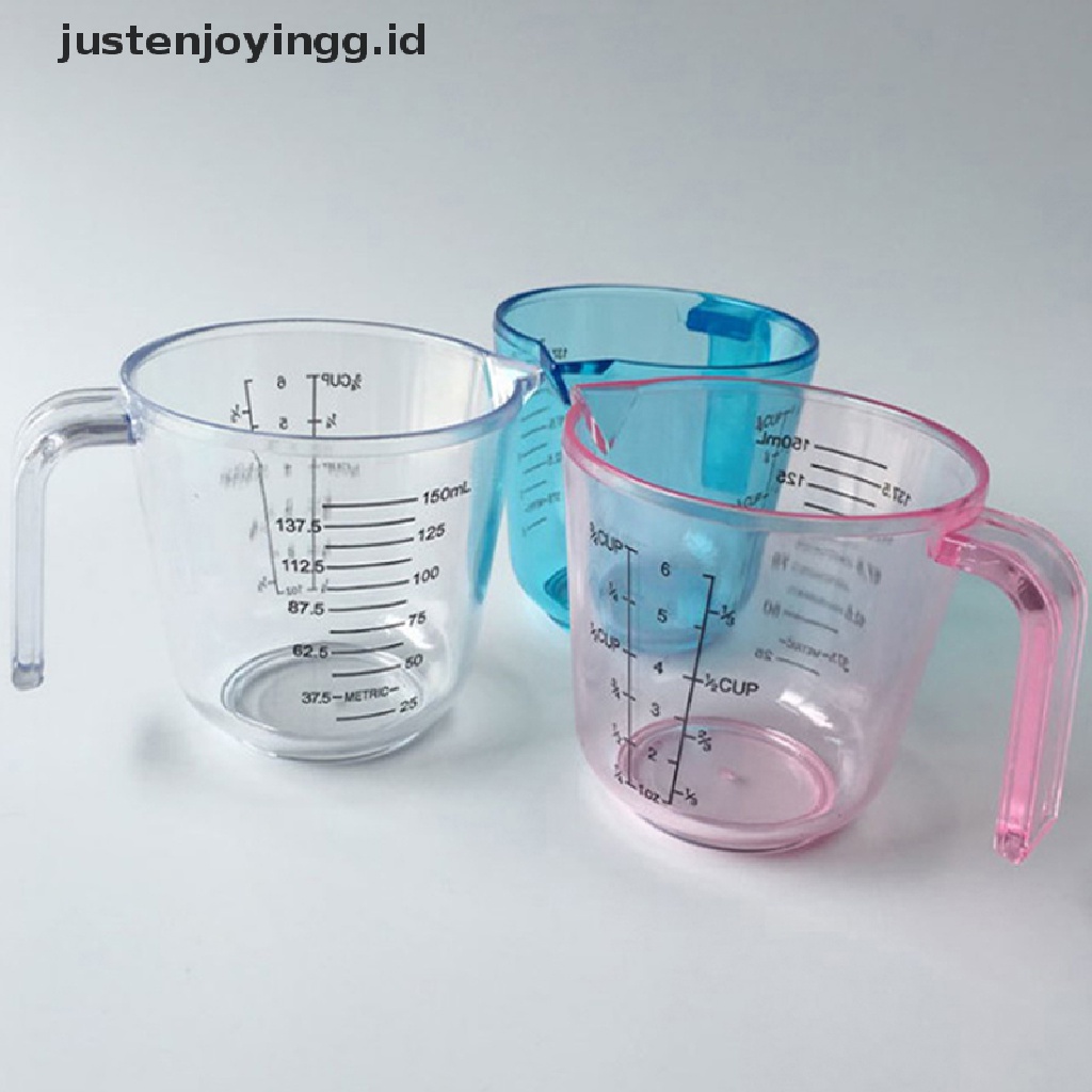 Gelas Ukur Bahan Plastik Transparan Ukuran 150ml