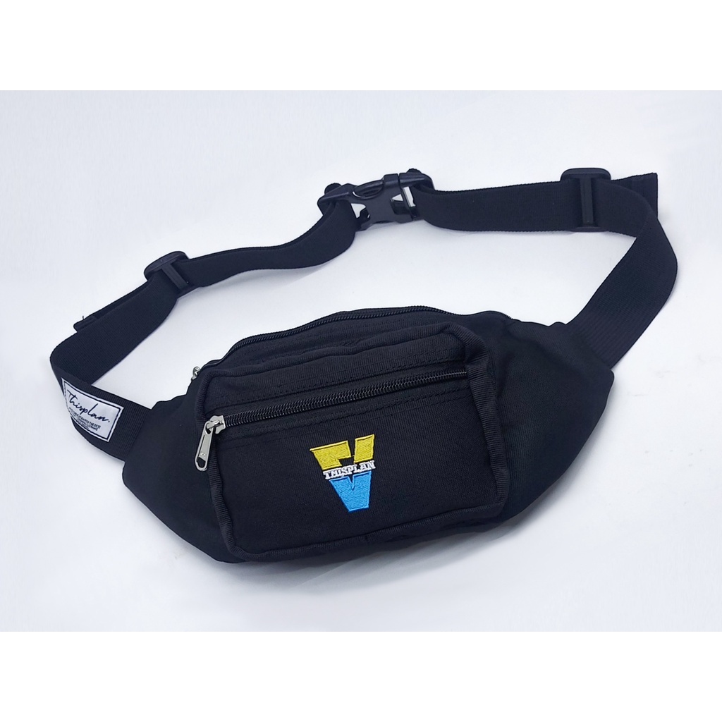 WAISTBAG LOGO BASE THISPLAN BLACK