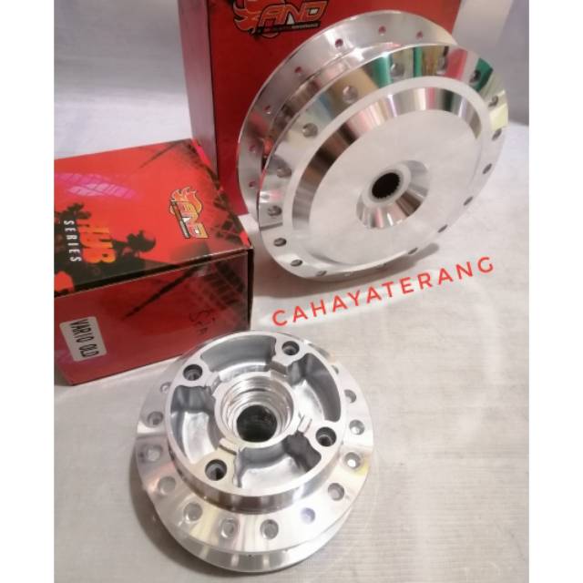 Trombol Tromol Chrome 1Set Depan Belakang. Vario 110 - Beat FI - Beat Karbu - Beat Street - Scoopy