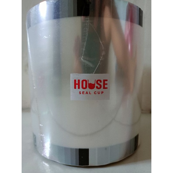 Plastik cup sealer Bening/Seal Cup/Lid sealer/Lid Cup Sealer