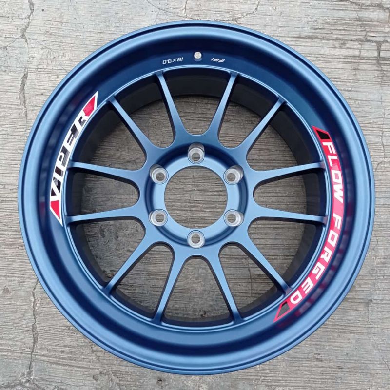velg viper flow forged r18 velg viper pajero fortuner hilux triton ring 18 6x139