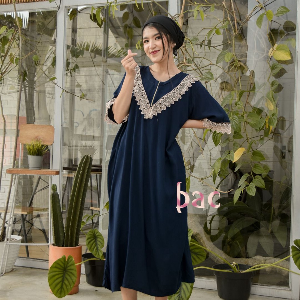 Daster Arab Renda Model Terbaru Lengan Pendek Polos Bestsellers ~ Batik Afi