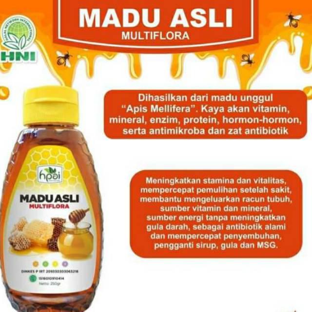 

MADU ASLI MULTIFLORA MADU HPAI