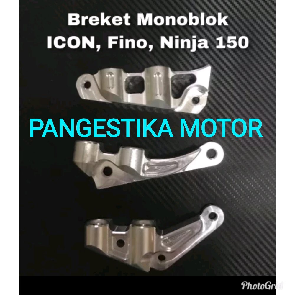 BREKET KALIPER MONOBLOCK BREMBO DAN NISSIN BUAT MOTOR MIO VARIO BEAT FINO NINJA
