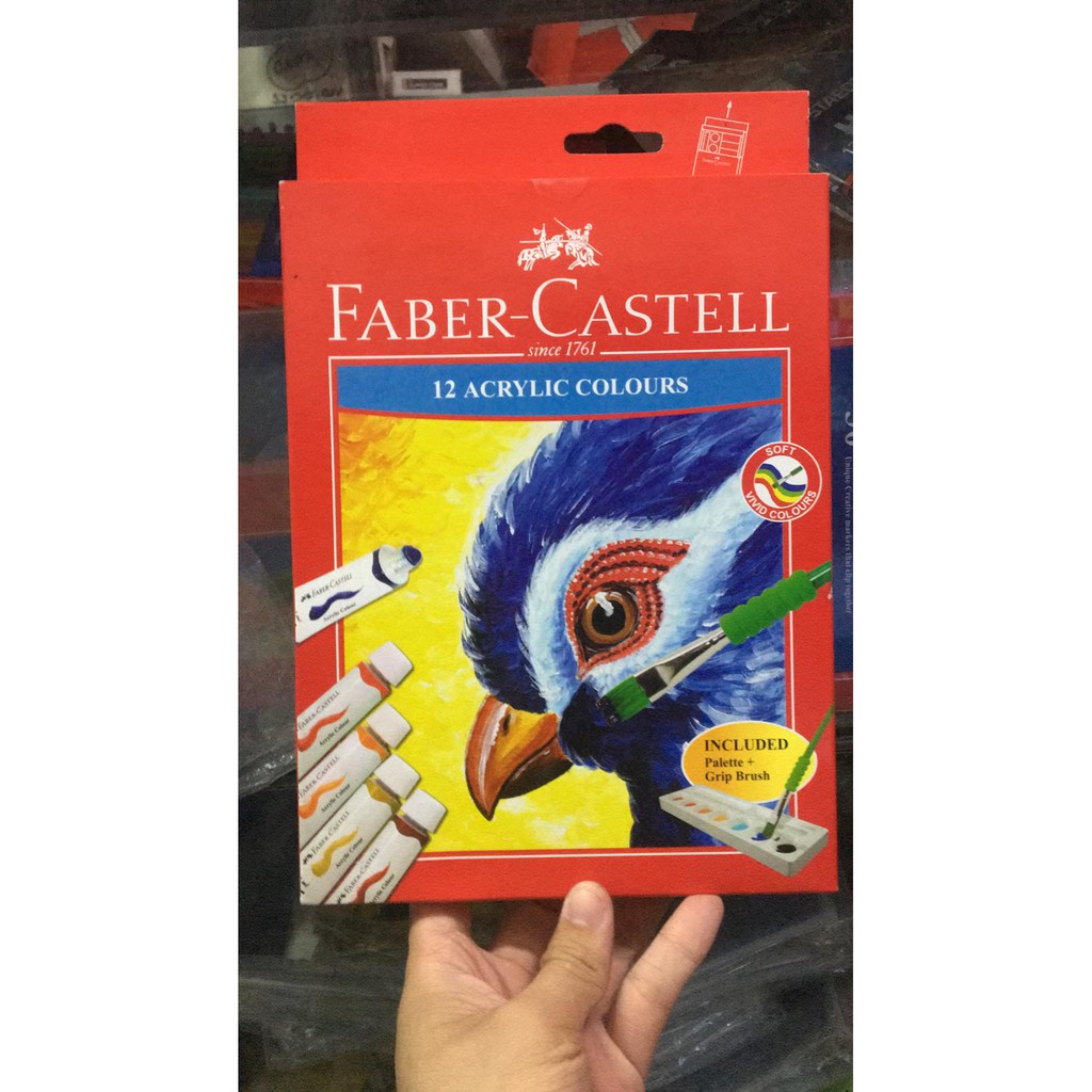 

Faber Castell Cat Acrylic 12 warna